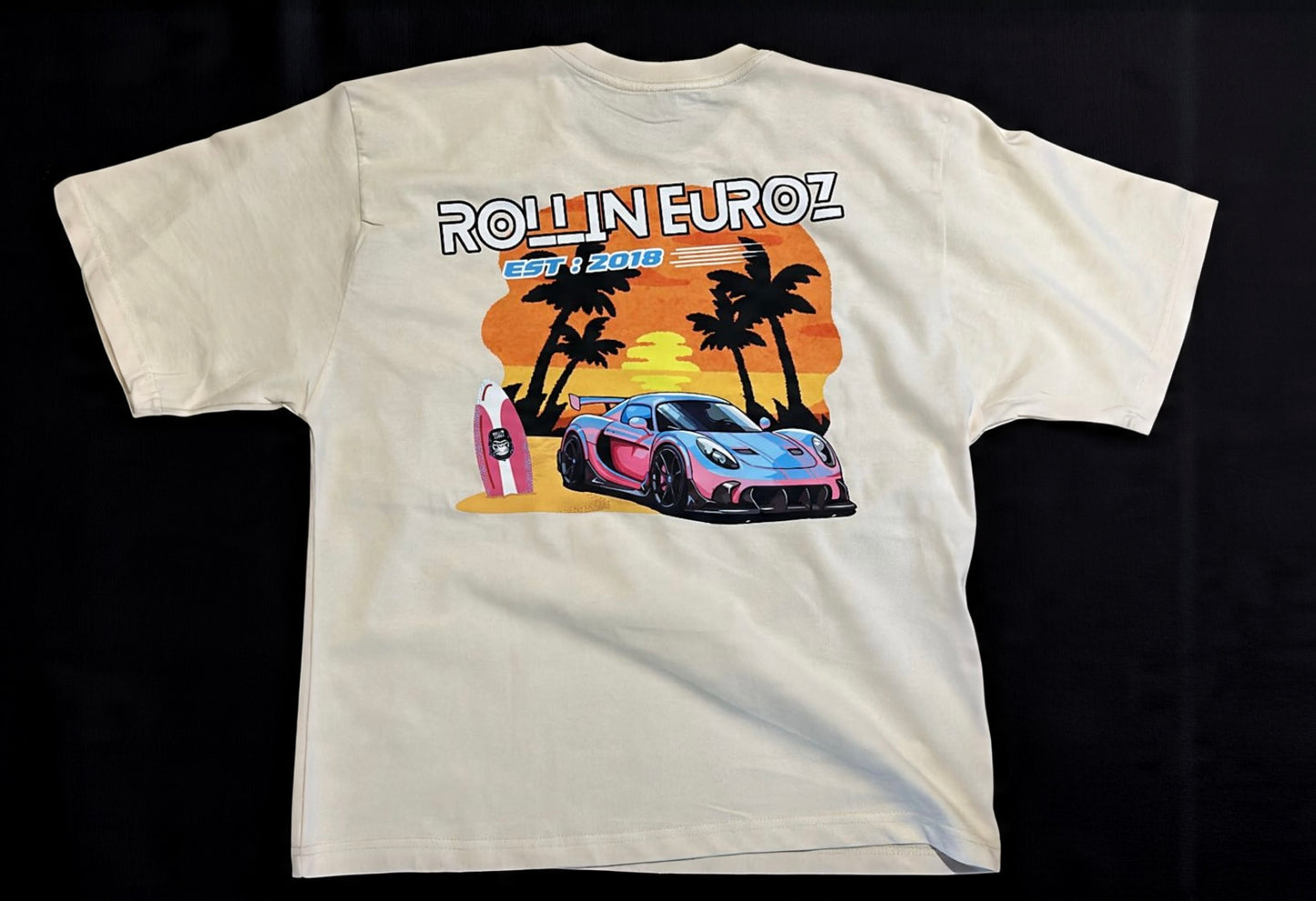 RollinEuroz Men’s Cream Oversized Shirt