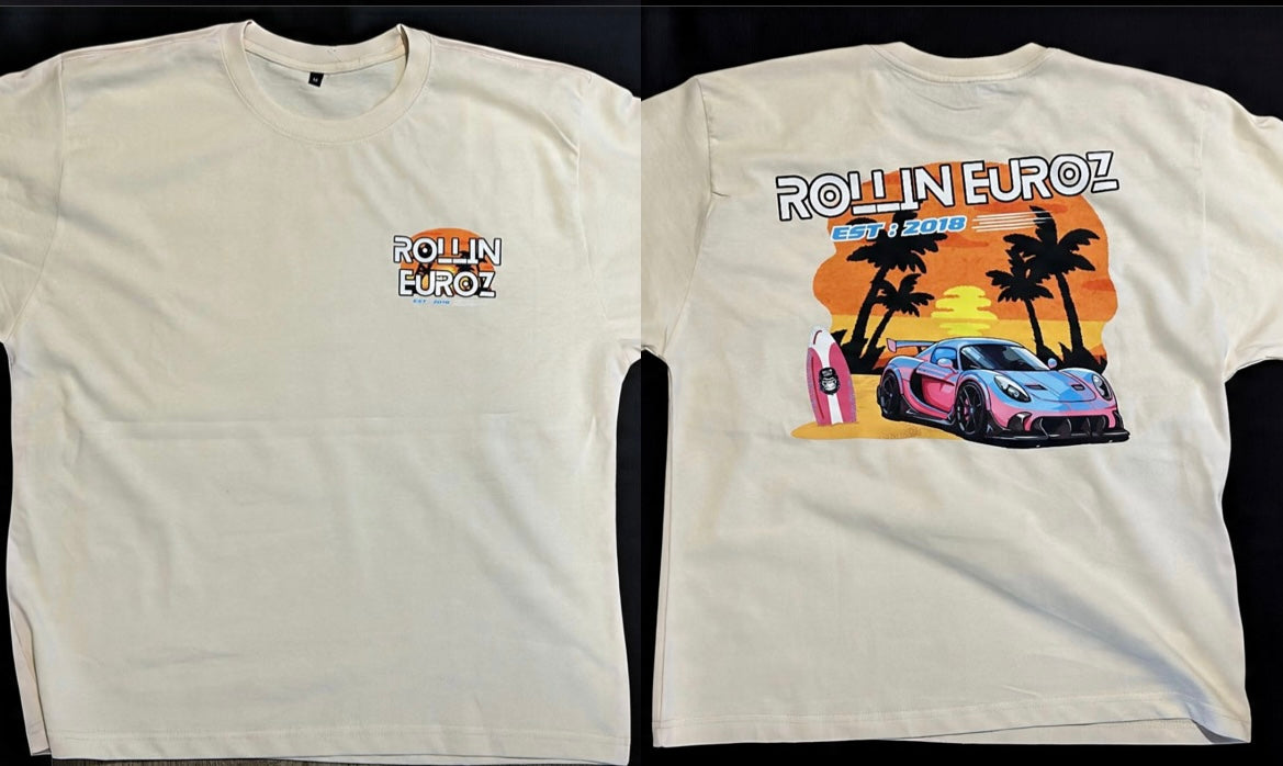 RollinEuroz Men’s Cream Oversized Shirt
