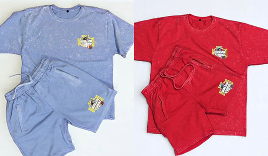 Rollin Euroz Distressed Shirt/Shorts Sets