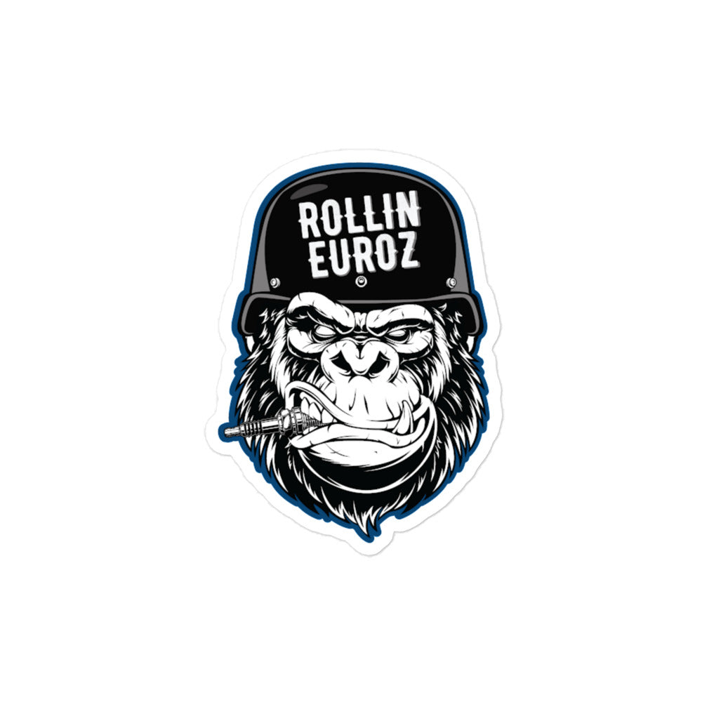 Rollin Euroz Gorilla Sticker